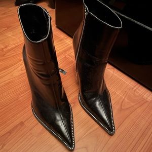 Zara Ankle boots with rhinestones